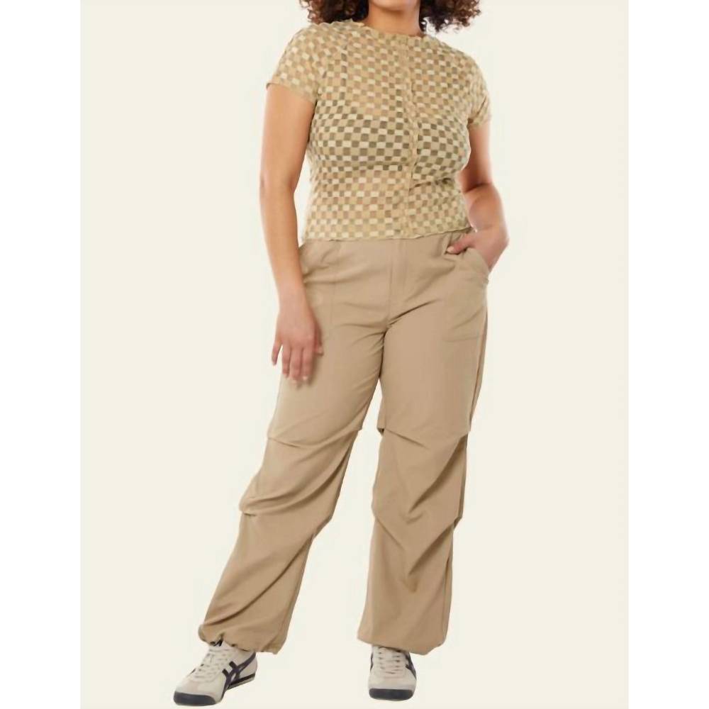 NEW FIND ME NOW orion cargo pant in cedar